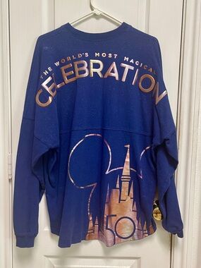 RARE Walt Disney World 50th anniversary Celebration Spirit Jersey XL WDW EUC